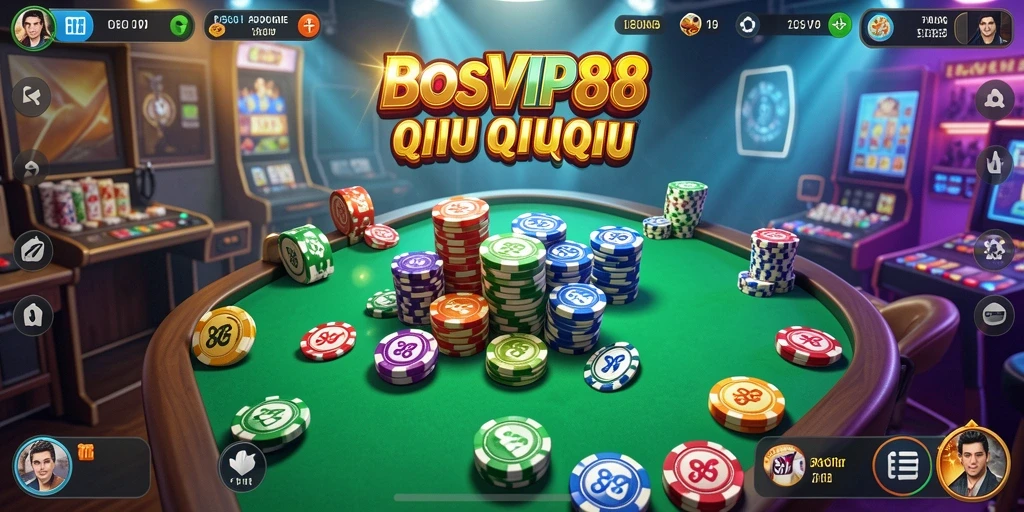 Gameplay QiuQiu yang seru di BOSVIP88.