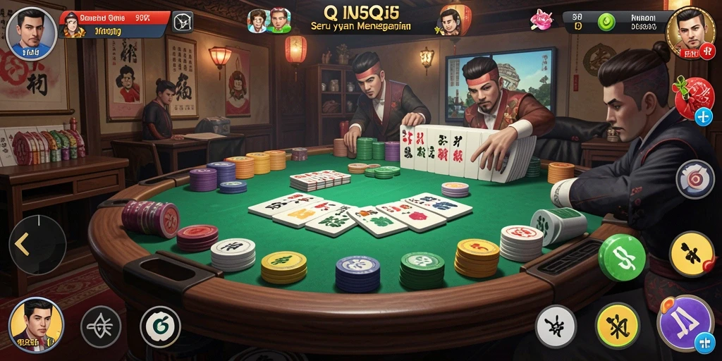 Tampilan gameplay QiuQiu yang menarik di INS55.