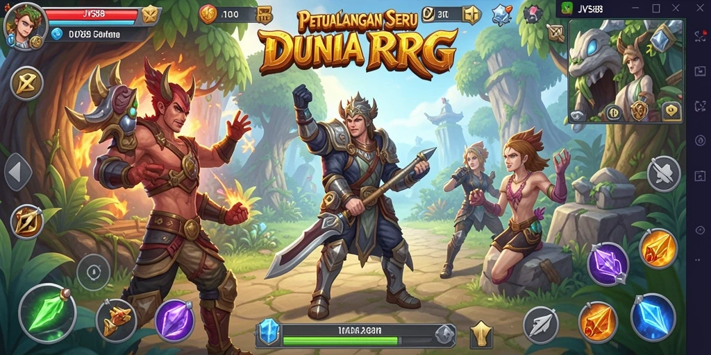 Pengalaman gameplay mendebarkan di dunia RPG JVS88.