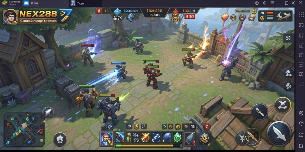 Tampilan gameplay NEX288 yang mendebarkan dan penuh strategi.