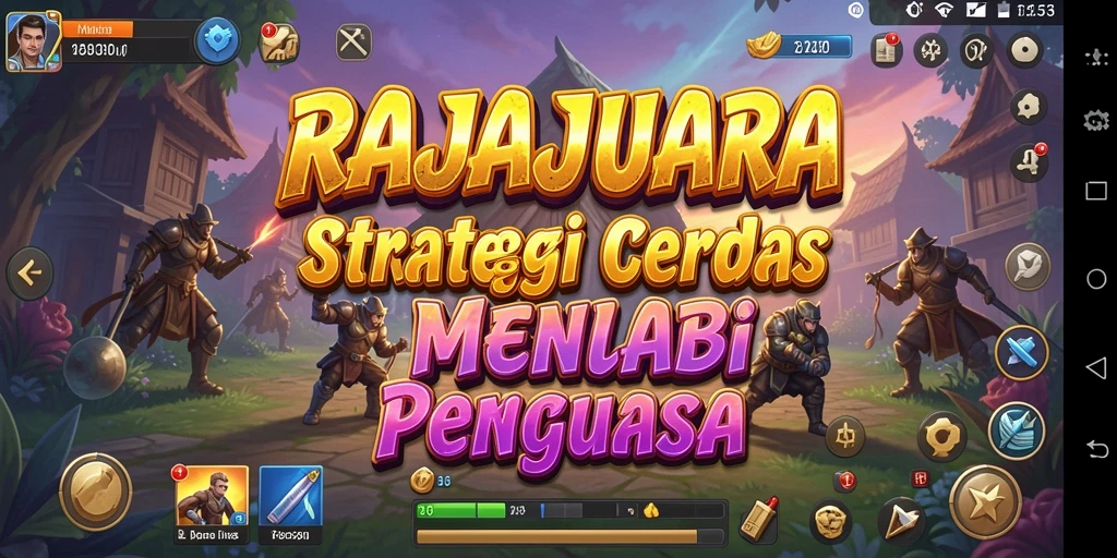 Tampilan menarik dari gameplay RAJAJUARA yang menantang strategi.