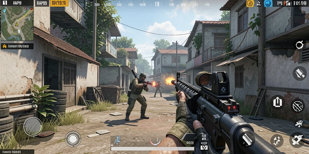 Gameplay aksi seru di RAP89 dengan grafis menakjubkan.