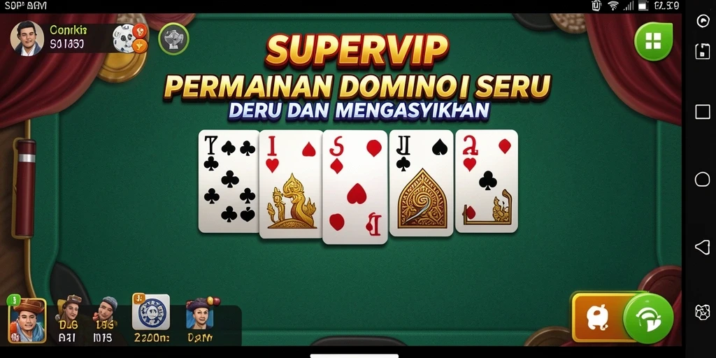Tampilan gameplay seru dari SUPERVIP dengan grafis menarik.